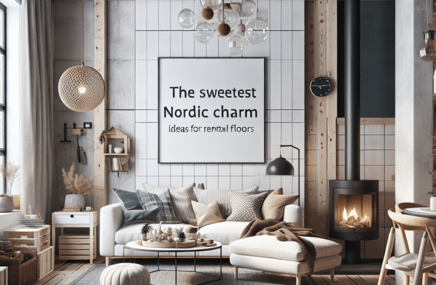 Transforma tu Alquiler en un Dulce Refugio Nórdico: Ideas para 44 m²