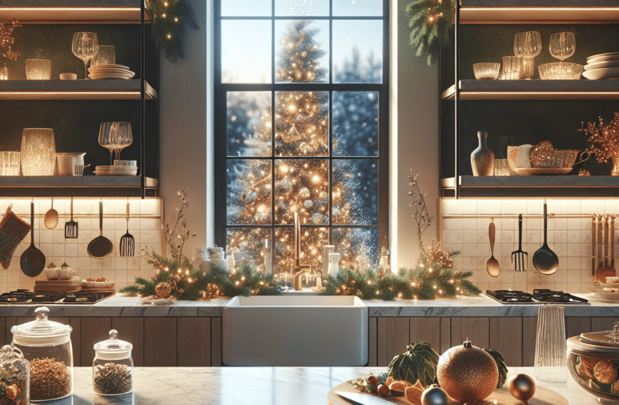 Elegancia Navideña: Crea la Cocina Ideal para tu Gran Festín
