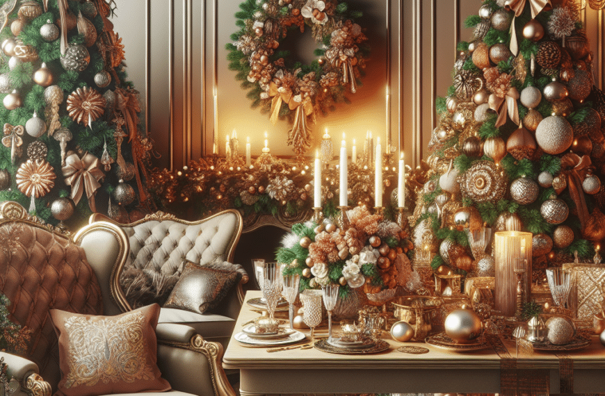 Decoraciones Navideñas Sofisticadas: Elevando la Elegancia del Hogar