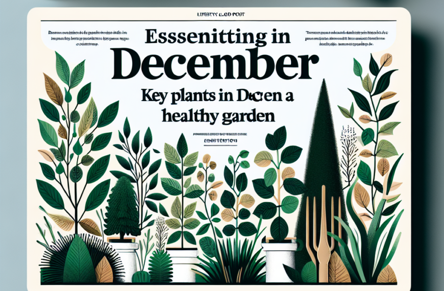 Esenciales de Poda en Diciembre: Plantas Clave para un Jardín Saludable