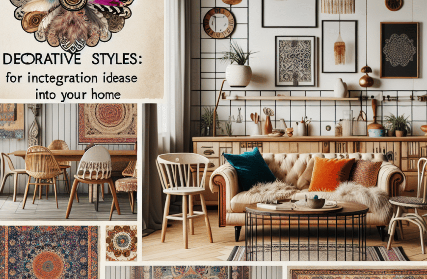 Ideas Creativas para Transformar tu Hogar: Descubre Nuevos Estilos Decorativos