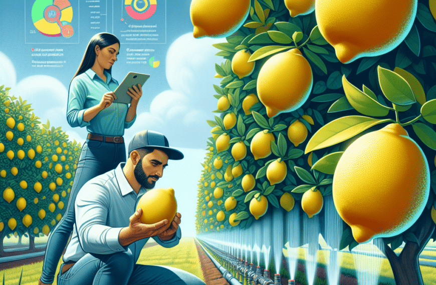 Estrategias Efectivas para Optimizar el Riego y Cultivar Limones de Mayor Tamaño