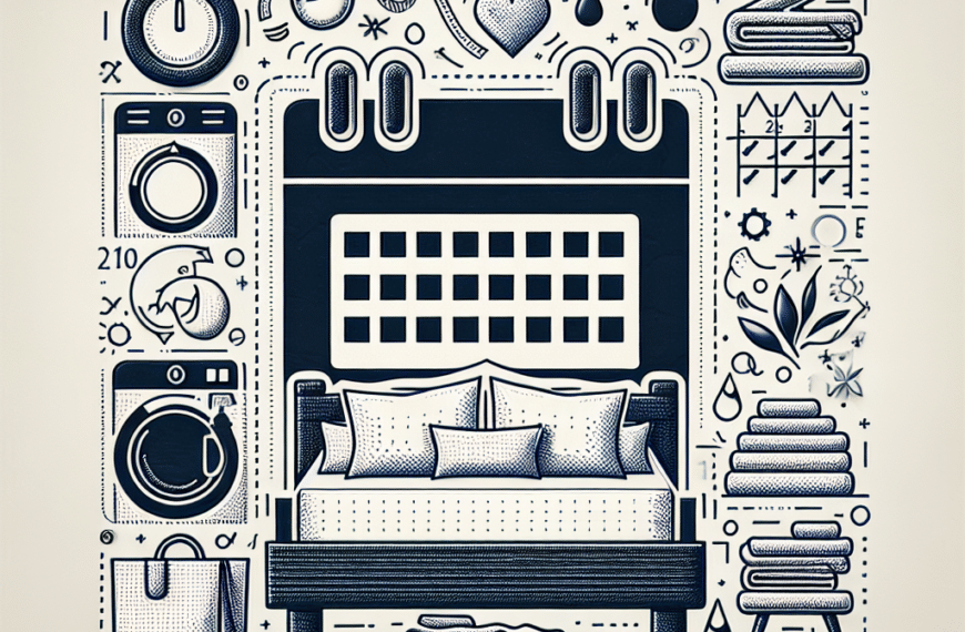 La Frecuencia Perfecta para Lavar Tus Sábanas y Por Qué Es Crucial