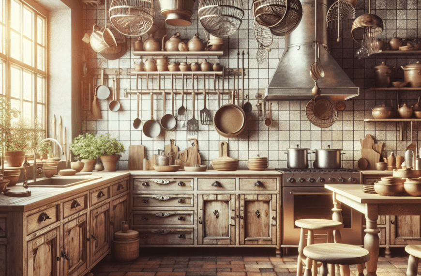 Fusión de Tradición y Modernidad en Cocinas Rústicas