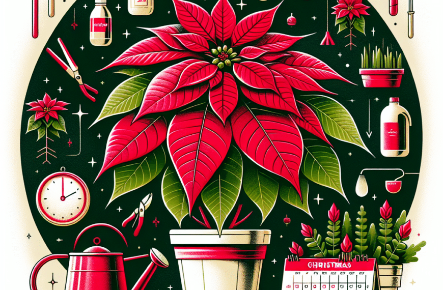 Guía Esencial para Cuidar tu Flor de Pascua y Mantenerla Vibrante Todo el Año