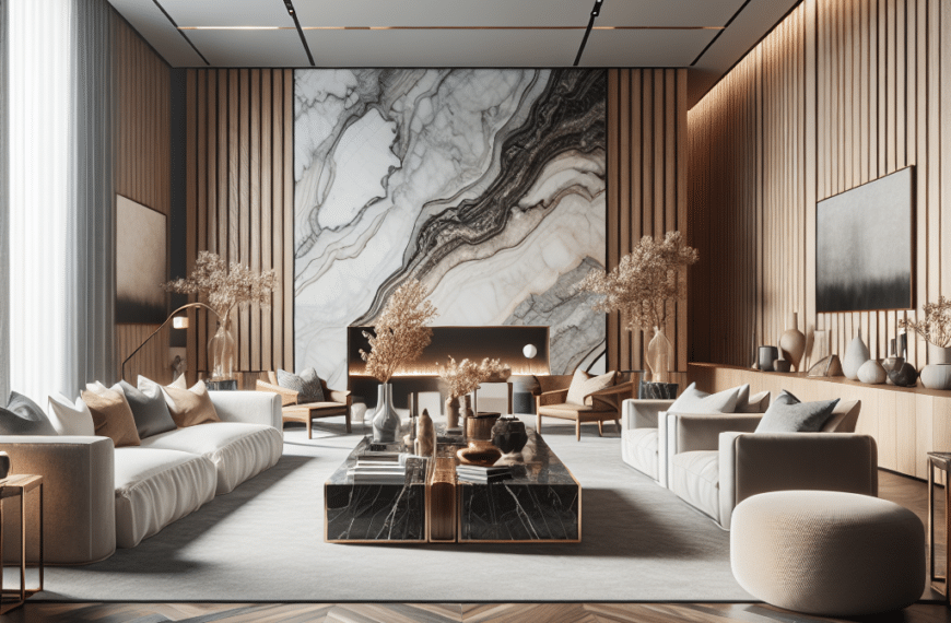 Impacto y Estilo: La Revolución de los Materiales de Gran Formato en Decoración Interior