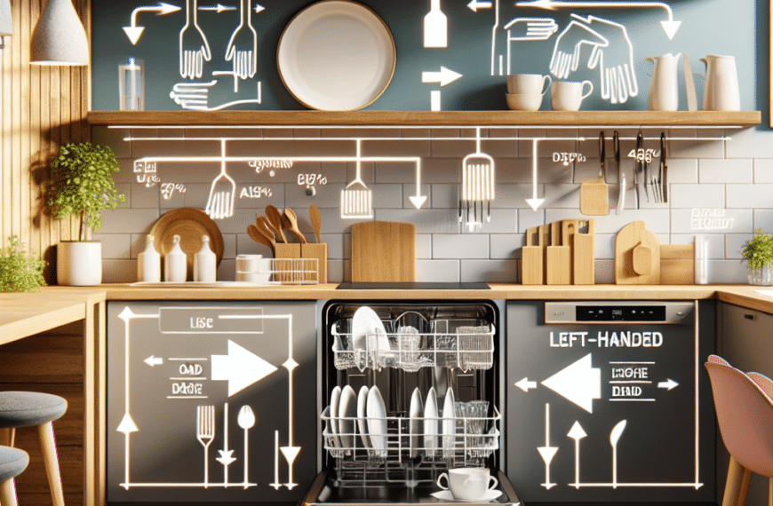 La Posición Ideal del Lavavajillas: Optimiza Según tu Mano Dominante
