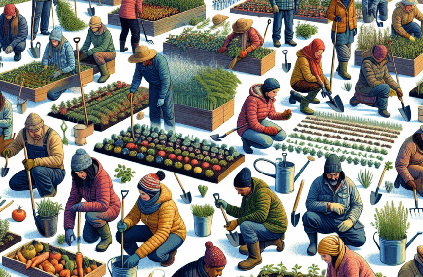 Guía de Tareas y Cultivos para el Huerto en Enero