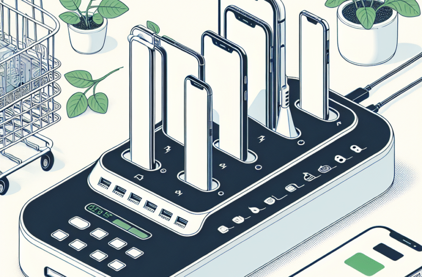 Lidl Lanza Estación de Carga para Cinco Dispositivos Simultáneos