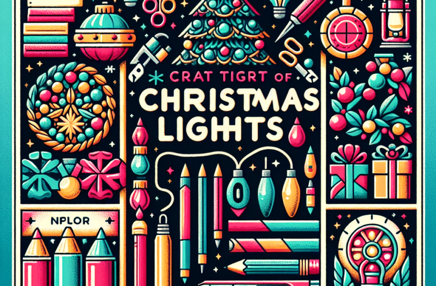 Historia y Magia de las Luces Navideñas: Colores y Usos