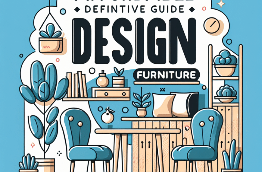 Guía Completa para Elegir Muebles de Diseño Económico: Toma la Mejor Decisión