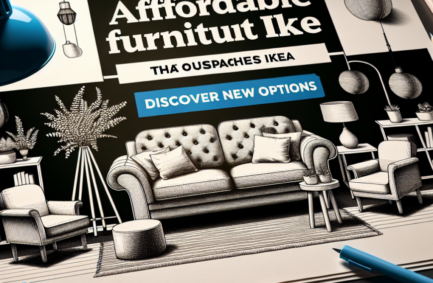 Muebles Asequibles que Superan a Ikea: Descubre Nuevas Opciones