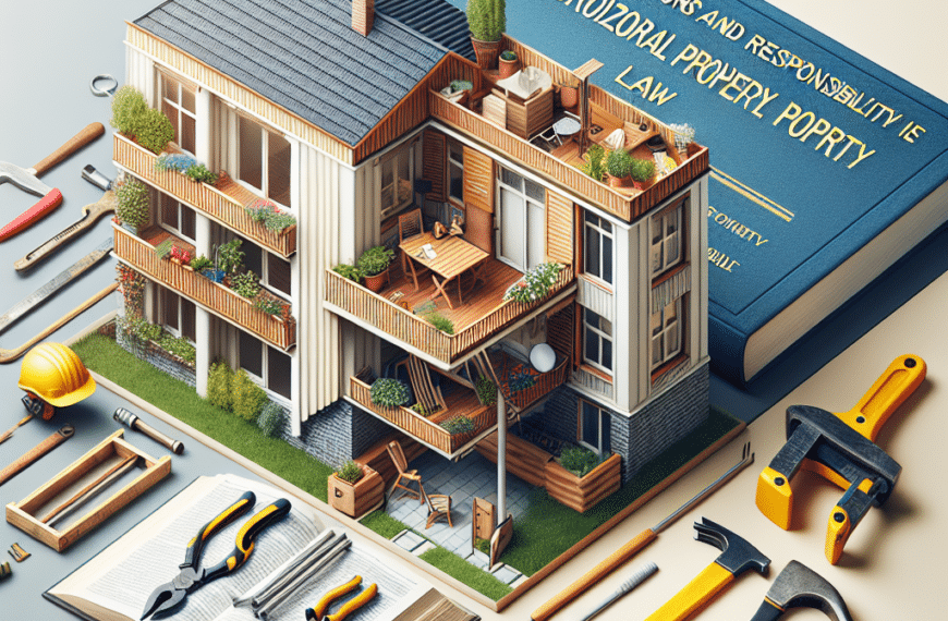 Obligaciones y Responsabilidades en la Reparación de Barandillas de Balcones Según la Ley de Propiedad Horizontal