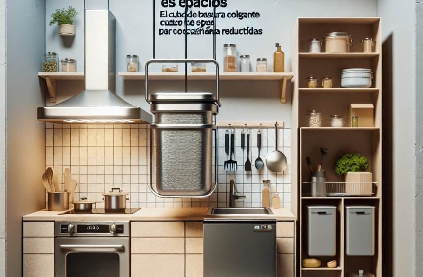 Optimización de Espacios: El Cubo de Basura Colgante de Carrefour para Cocinas Reducidas