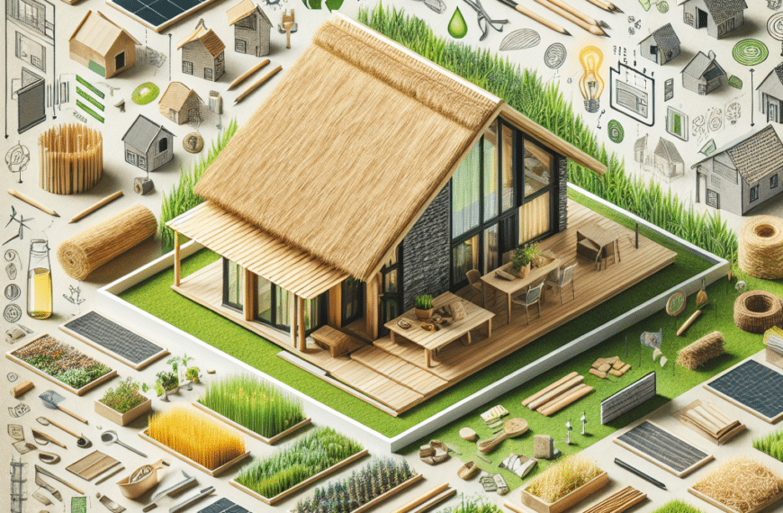 Construcción Sostenible: Principios y Materiales para Hogares Ecológicos