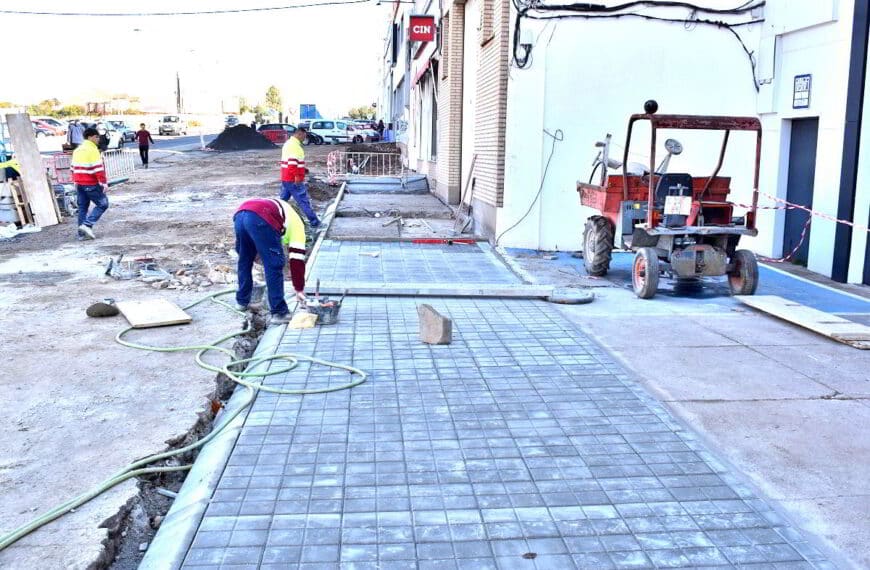 Renovación Urbana en Puertollano: Nueva pavimentación y acerados embellecerán la N-420