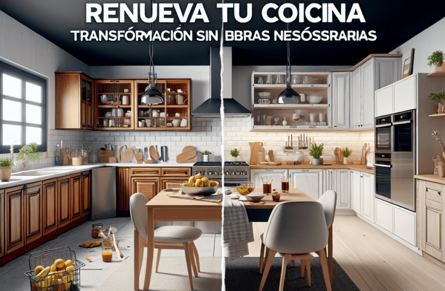 Renueva tu Cocina: Transformación Sin Obras Necesarias
