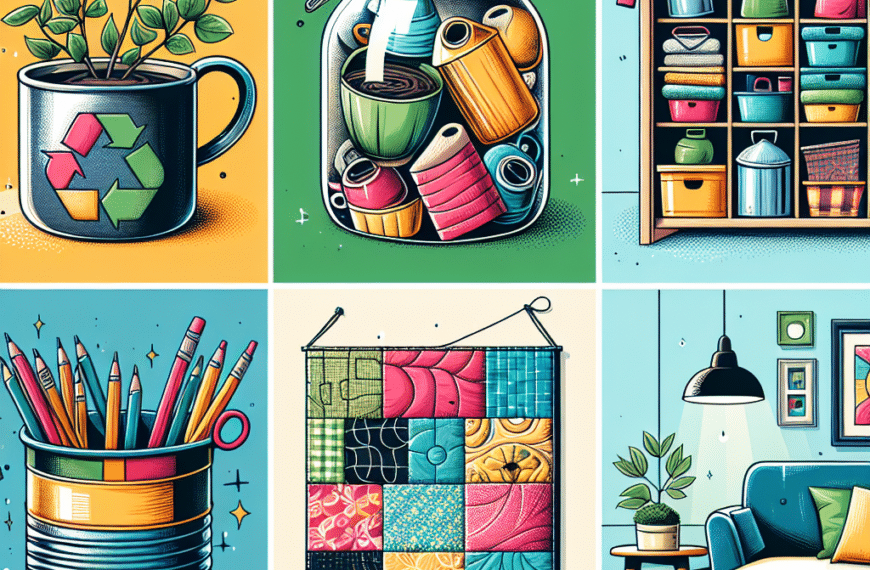 Renueva y Revive: Creativas Maneras de Reutilizar y Reciclar en el Hogar