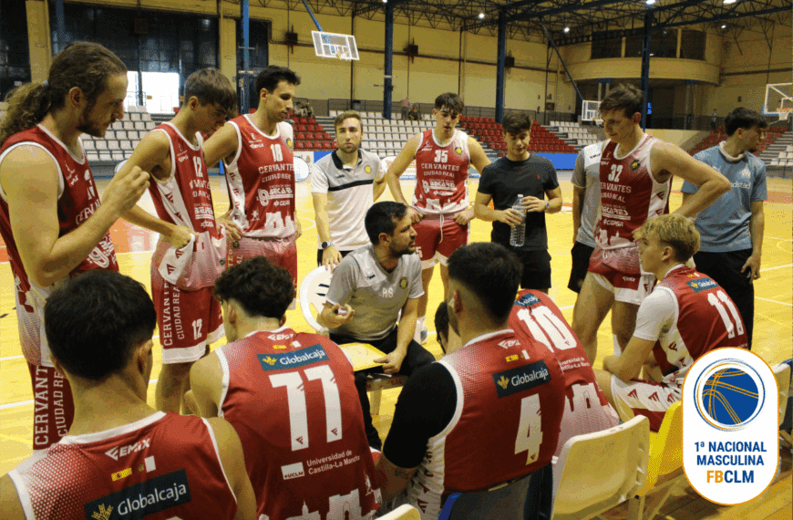 Roberto Sánchez, entrenador del mes de noviembre en la 1ª Nacional Masculina de Castilla-La Mancha con Basket Cervantes Ciudad Real