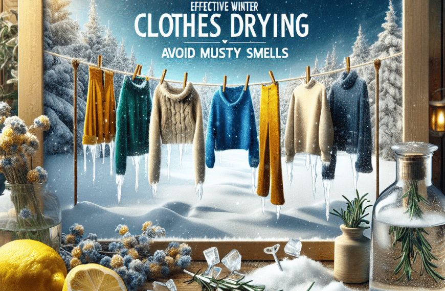 Secado Efectivo de Ropa en Invierno: Evita Olores a Humedad