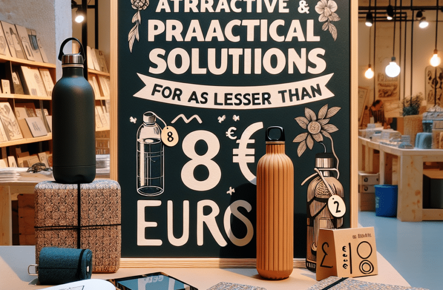 Soluciones Atractivas y Prácticas por Menos de 8 Euros