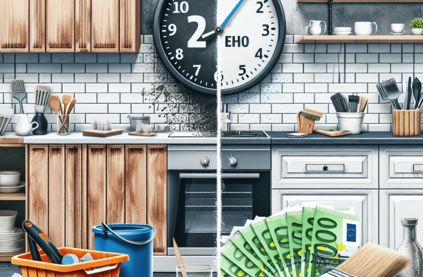 Transforma Tu Cocina en 72 Horas: Remodelación Rápida y Económica por Menos de 400 Euros