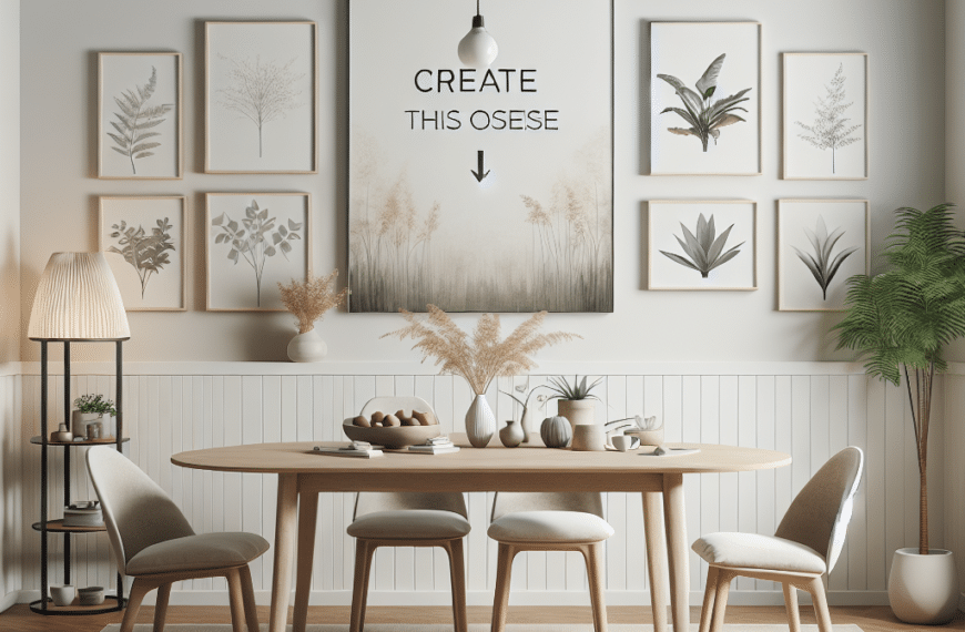 Transforma Tu Comedor en un Oasis Minimalista: Claves y Estrategias de Diseño Esencial