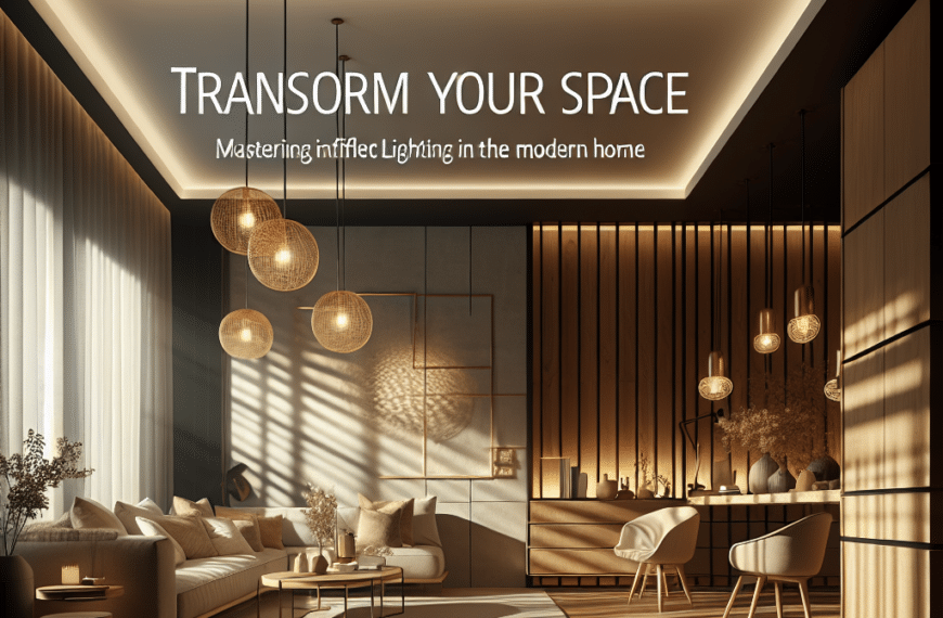 Transforma Tu Espacio: Dominando la Iluminación Indirecta en el Hogar Moderno
