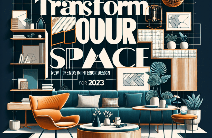 Transforma Tu Espacio: Las Nuevas Tendencias en Interiorismo para 2023