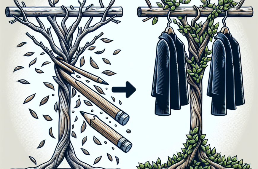 Convierte una Rama Caída en un Elegante y Económico Perchero