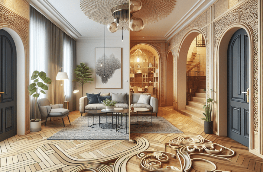 Renovación Impactante: Cómo el Suelo y las Puertas Transforman un Espacio