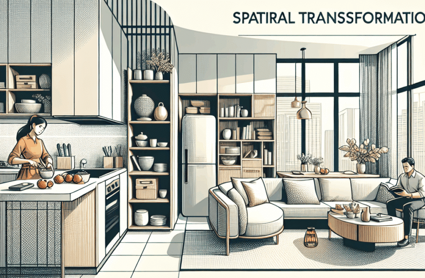 Transformación Espacial: El Poder de las Cocinas Abiertas en Departamentos Compactos