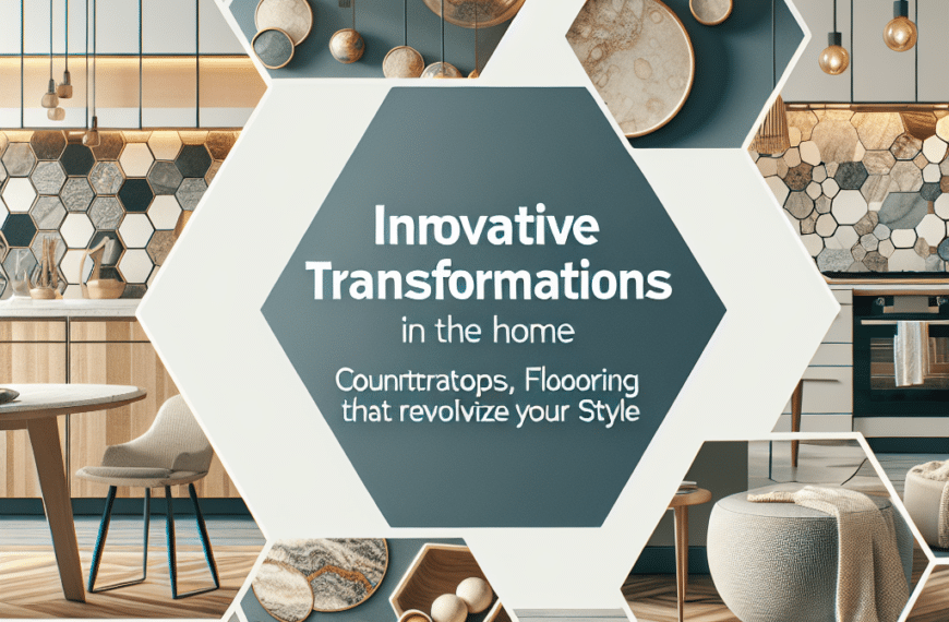 Transformaciones Innovadoras en el Hogar: Encimeras, Suelos y Frentes que Revitalizan tu Estilo
