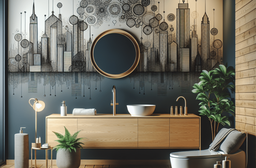 Baño Moderno y Sofisticado: La Última Tendencia en Diseño