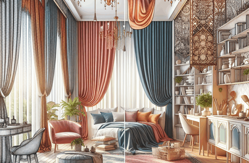 Cortinas Creativas: Estilo y Privacidad para tu Hogar
