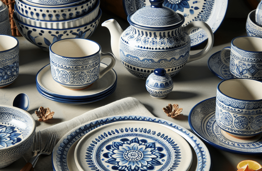 Vajilla de Maisons du Monde: Encanto Talaverano para Tu Mesa