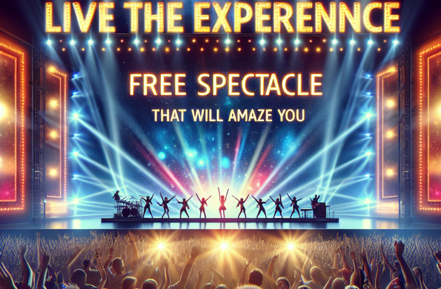 Vive la Experiencia: Un Espectáculo Gratuito que Te Maravillará