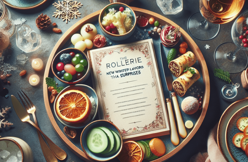 Nuevos Sabores de Invierno en La Rollerie: Una Carta Innovadora que Sorprende