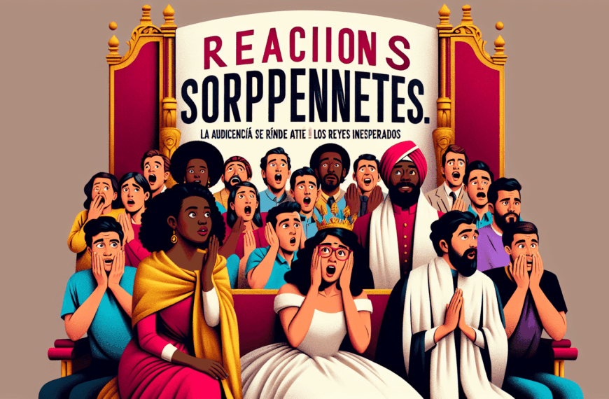 Reacciones Sorprendentes: La Audiencia se Rinde ante los Reyes Inesperados