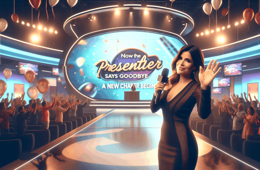 Ahora la Presentadora Se Despide: ¡Un Nuevo Capítulo Comienza!