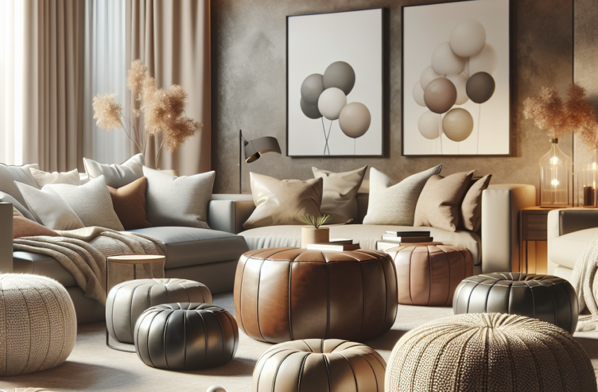 Elegancia y Comodidad: Cómo Elegir el Puf Ideal para tu Salón