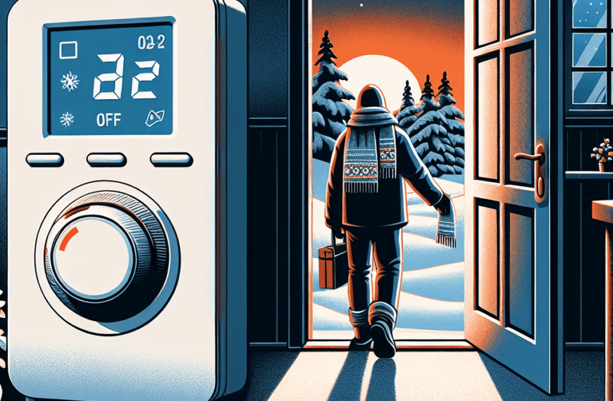 Ahorra Energía apagando la Calefacción cuando Estés Fuera por Más de Dos Horas