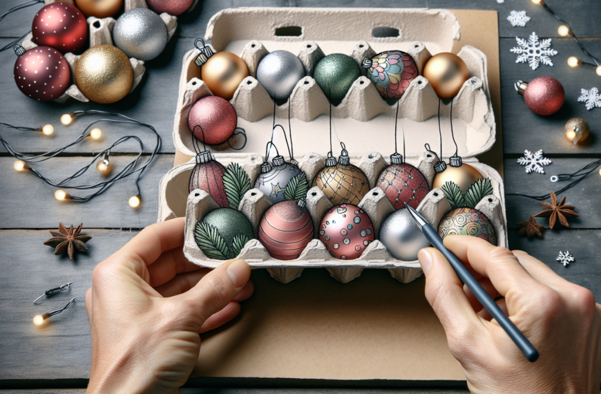 Ideas Ingeniosas para Guardar Adornos Navideños: Almacena Bolas en Cartones de Huevos