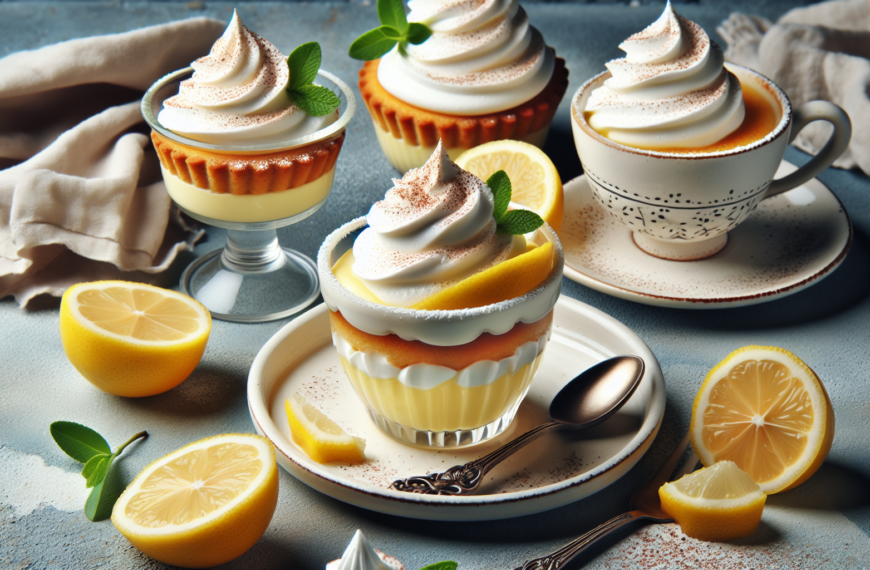 Frescura Irresistible: Vasitos de Crema de Limón y Mascarpone