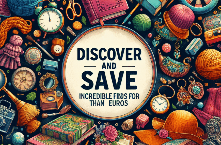 Descubre y Ahorra: Hallazgos Increíbles por Menos de 8 Euros