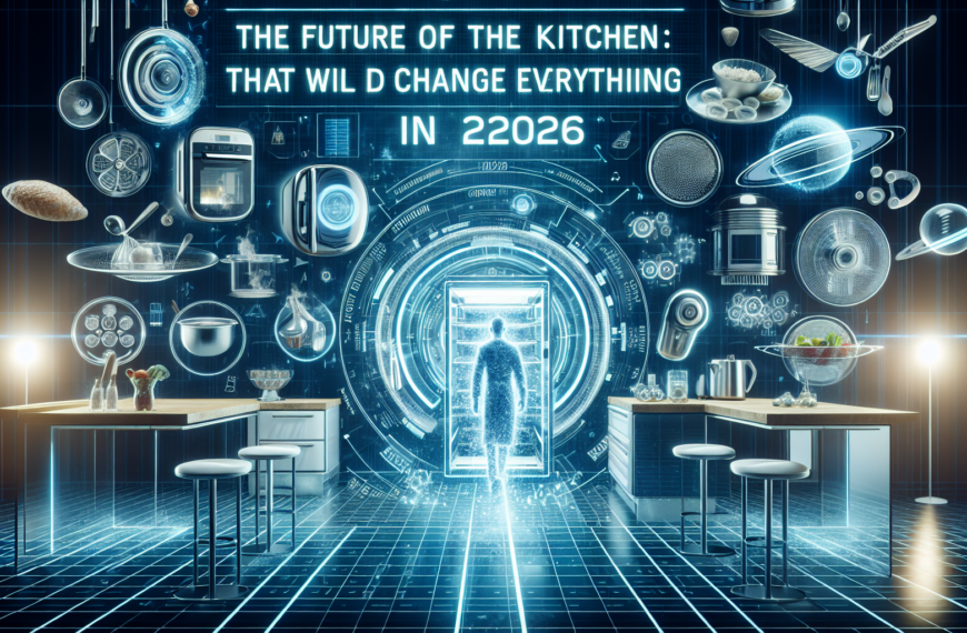 Revolución Culinaria: El Innovador Avance que Transformará la Cocina en 2026