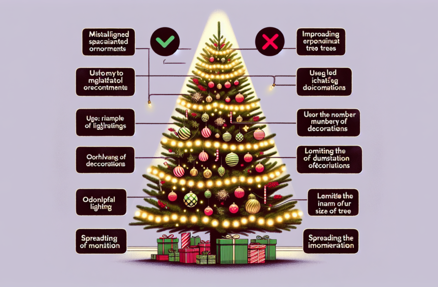 Evita estos Errores al Decorar tu Árbol de Navidad y Hazlo Brillar