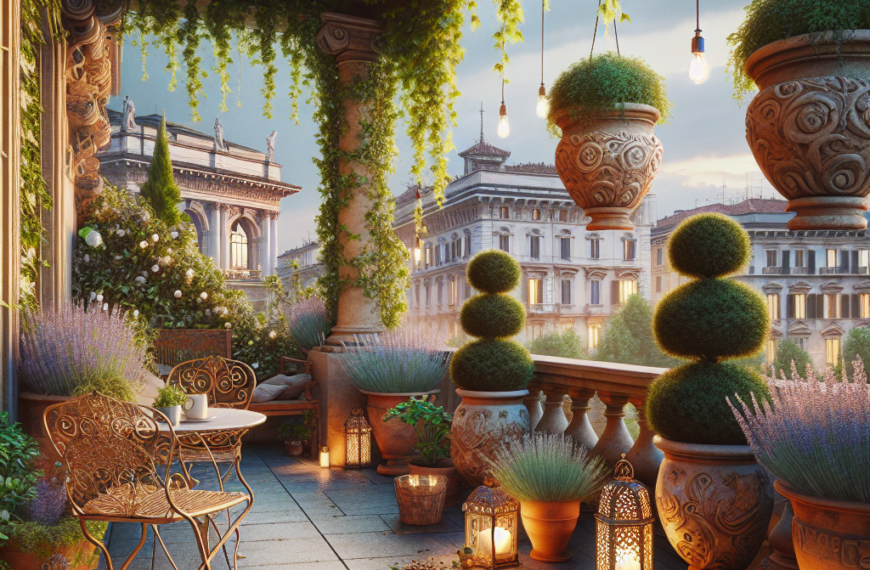 Estilo Italiano: Ideas Creativas para Transformar Terrazas en Milán