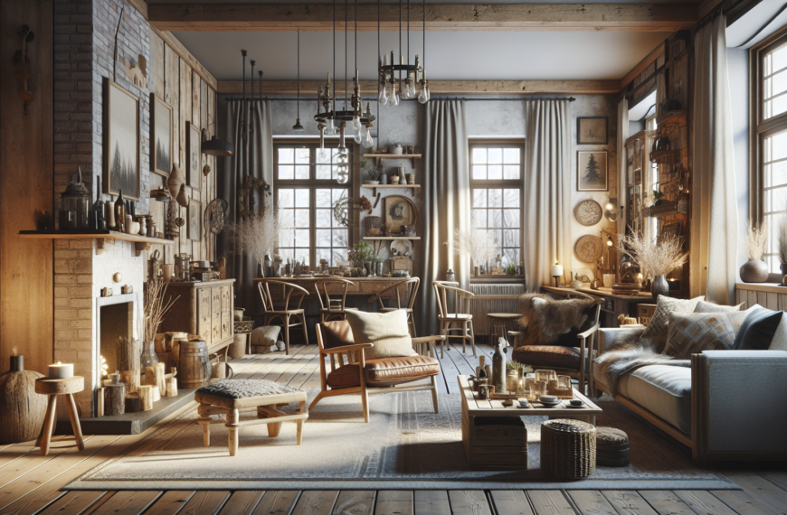 Nostalgia y Elegancia: Un Hogar Nórdico con Encanto Vintage