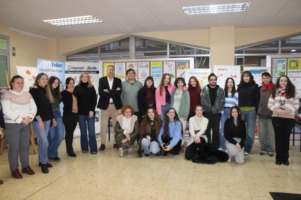 Estudiantes ilustran cuentos infantiles para sensibilizar sobre la ataxia en la Escuela Superior de Arte y Diseño ‘Pedro Almodóvar’ de Ciudad Real